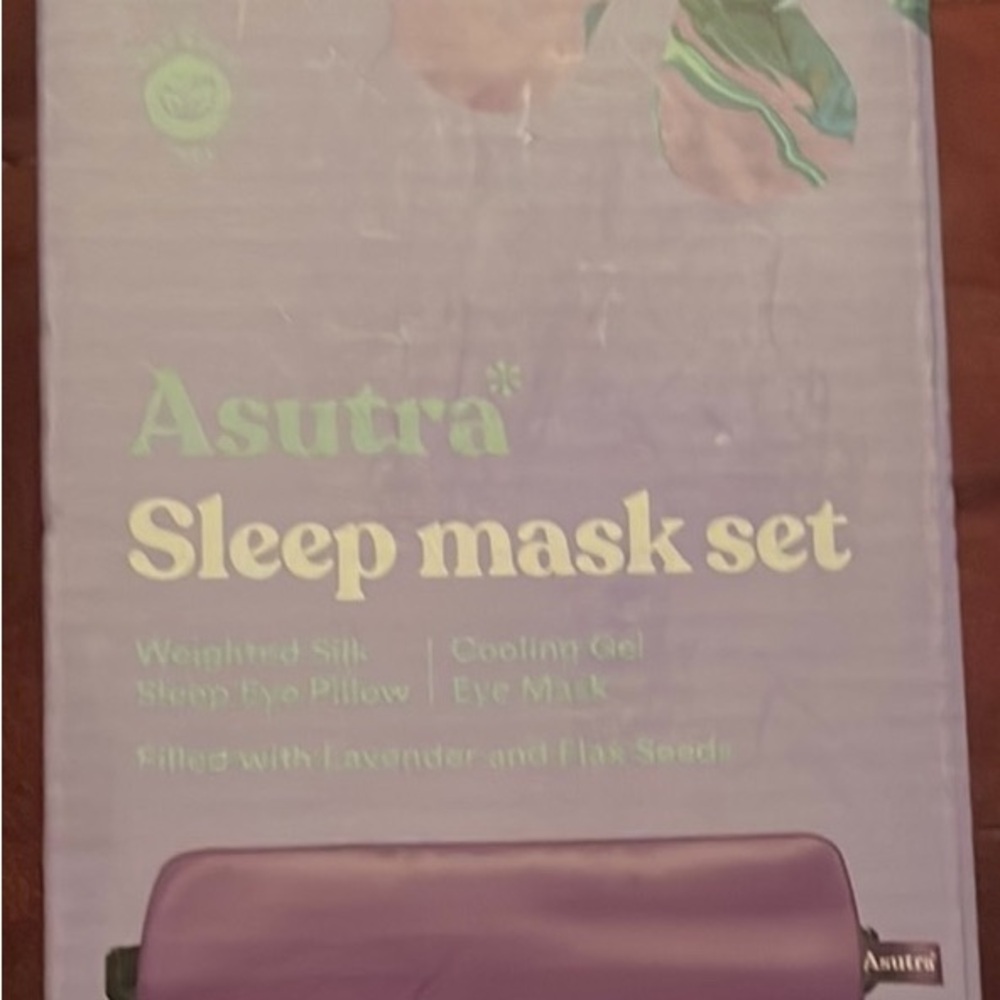 Purple Sleep Mask Set